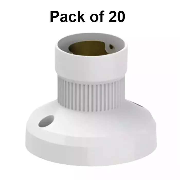 cona-batten-holder-metal-ring-kenzo-white-3962-pack-of-20-pcs