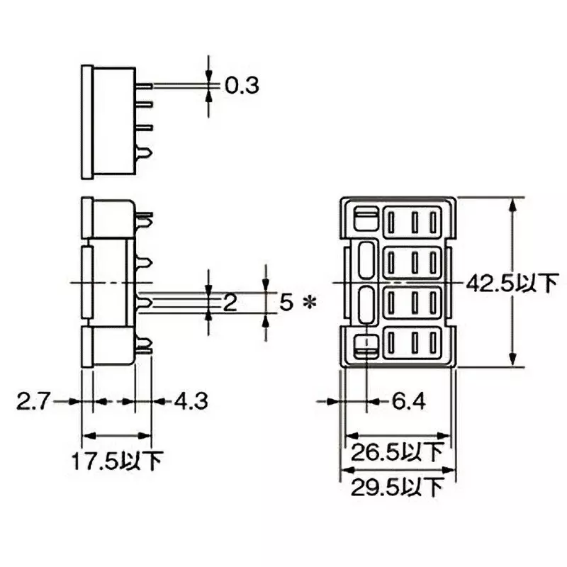 Omron Common Socket PT (Back Side Connection), PT14-0