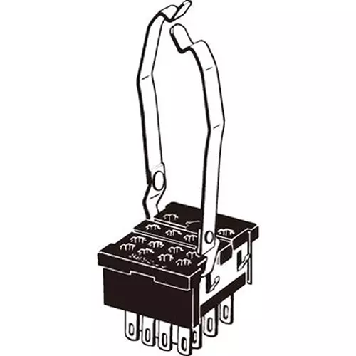 Omron Square Socket Over 100 mohm, PY14-Y3