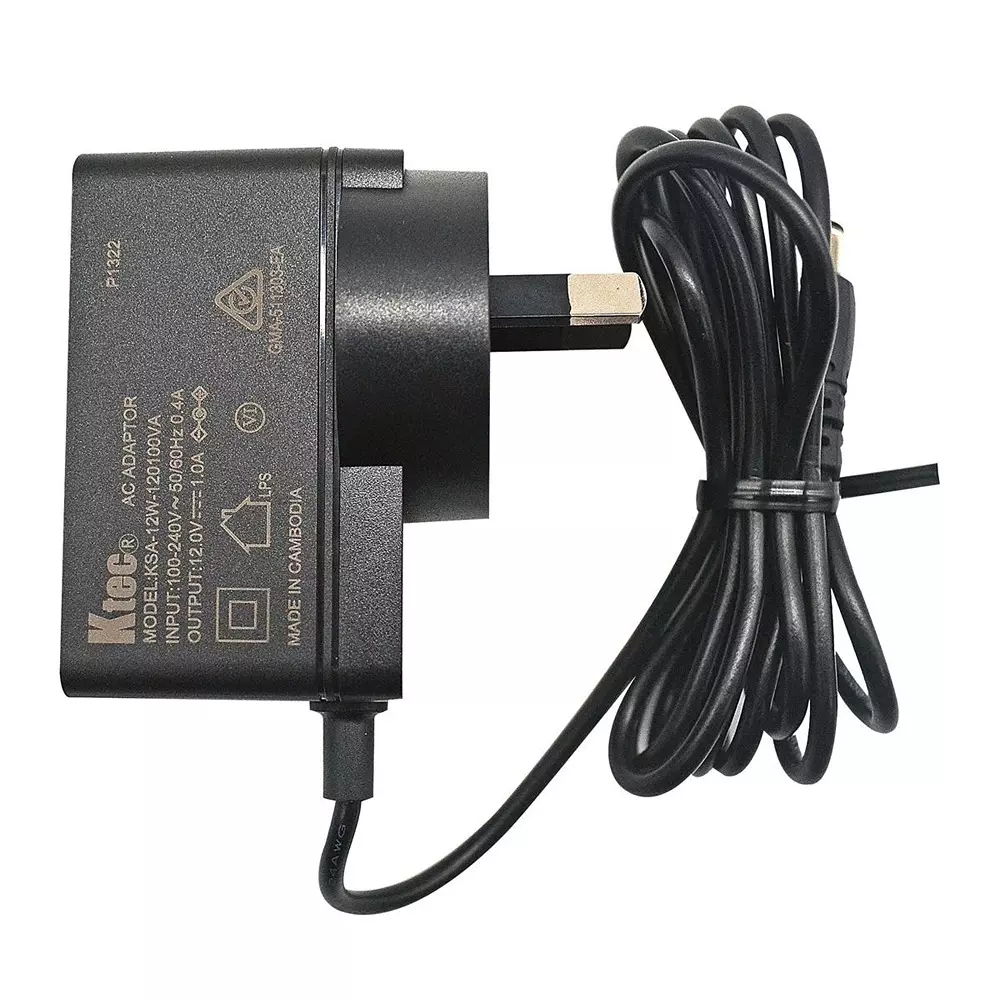 EDATEC Fixed Plug Wall Mount 1 Output 90 VAC to 264 VAC, ED-PSU1201-AU