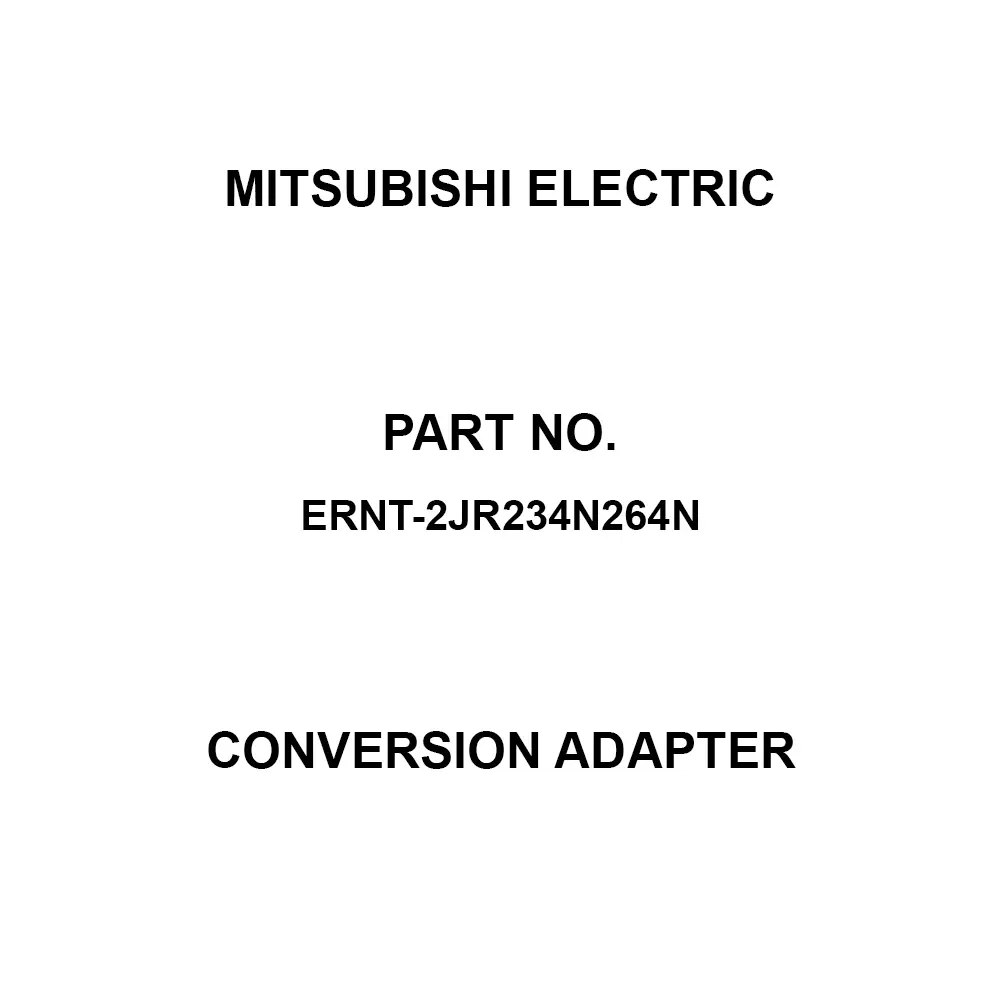 Mitsubishi Electric Conversion Adapter 1 Slot Type, ERNT-2JR234N264N