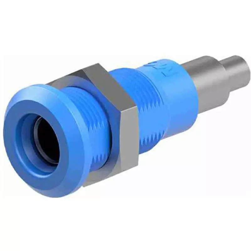 Esco Panel Mount Socket AC 30 V DC 60 V Rated Voltage 25 A Rated Current Φ4 mm Compatible Plug, EA940DP-573