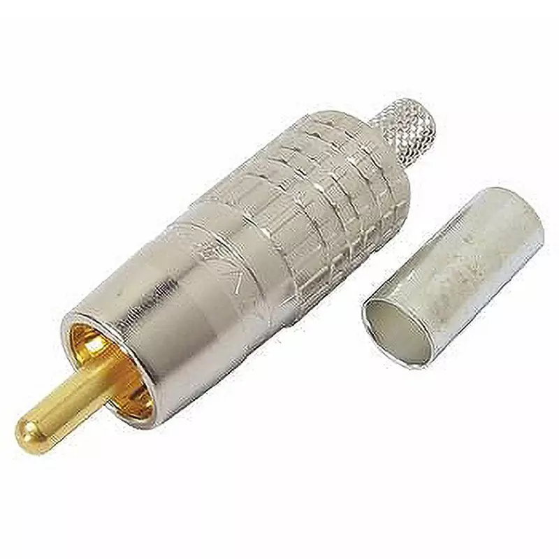 Canare Electric Crimp Type RCA Plug Plug Connector 20 pieces Remark [Terminal] Gold plated Surface Treatment, RCAPC5F*20