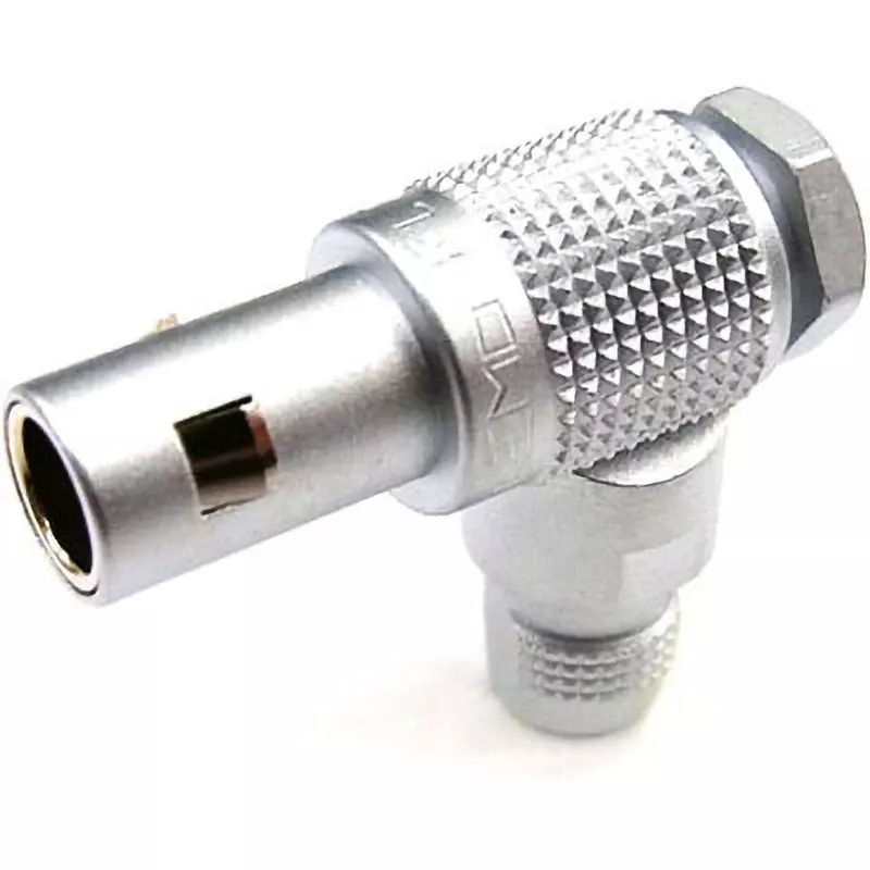 LEMO Ultra-Compact Coaxial Elbow Plug 4 Amp Rated Current, FLC.00.250.CTAC27