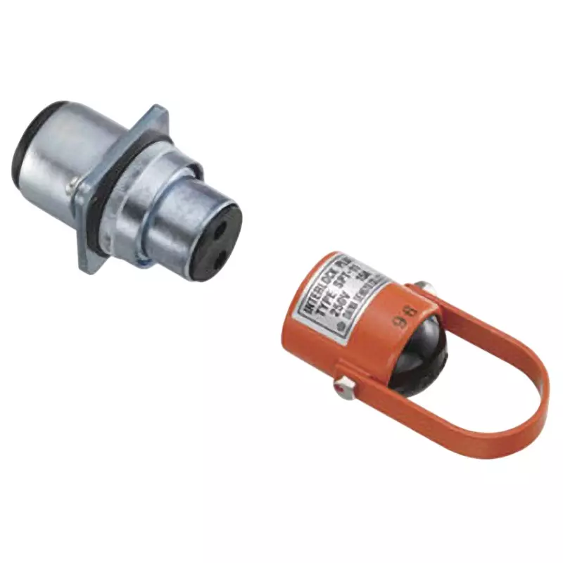 Yamato Safety Plug 250V, 15 A (Min24V, 5mA) Rating Wiring: 2 x M4 Terminal Handle: Bolt, nut Mounting, SPT-11