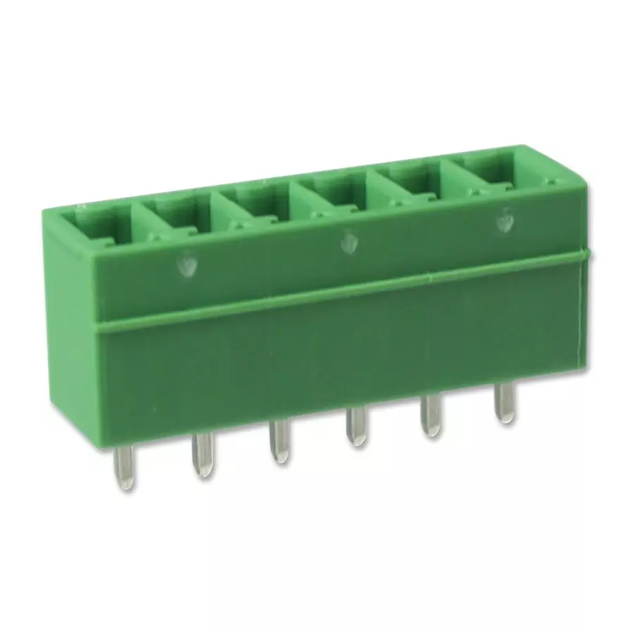 CAMDENBOSS Pluggable Term Blk,6Way,3.81 mm,Male Pcb, CTB93VE/6