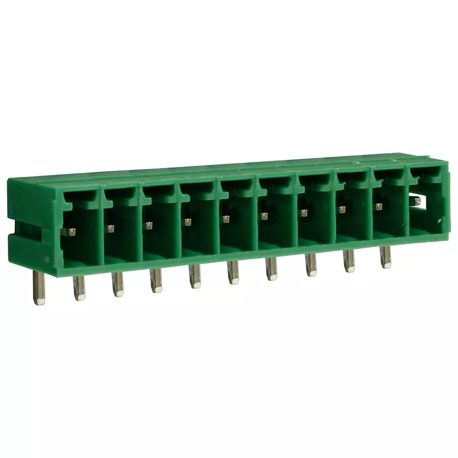 CAMDENBOSS Terminal Block, Header, 10Pos, R/A, Th, CTBP93HD/10