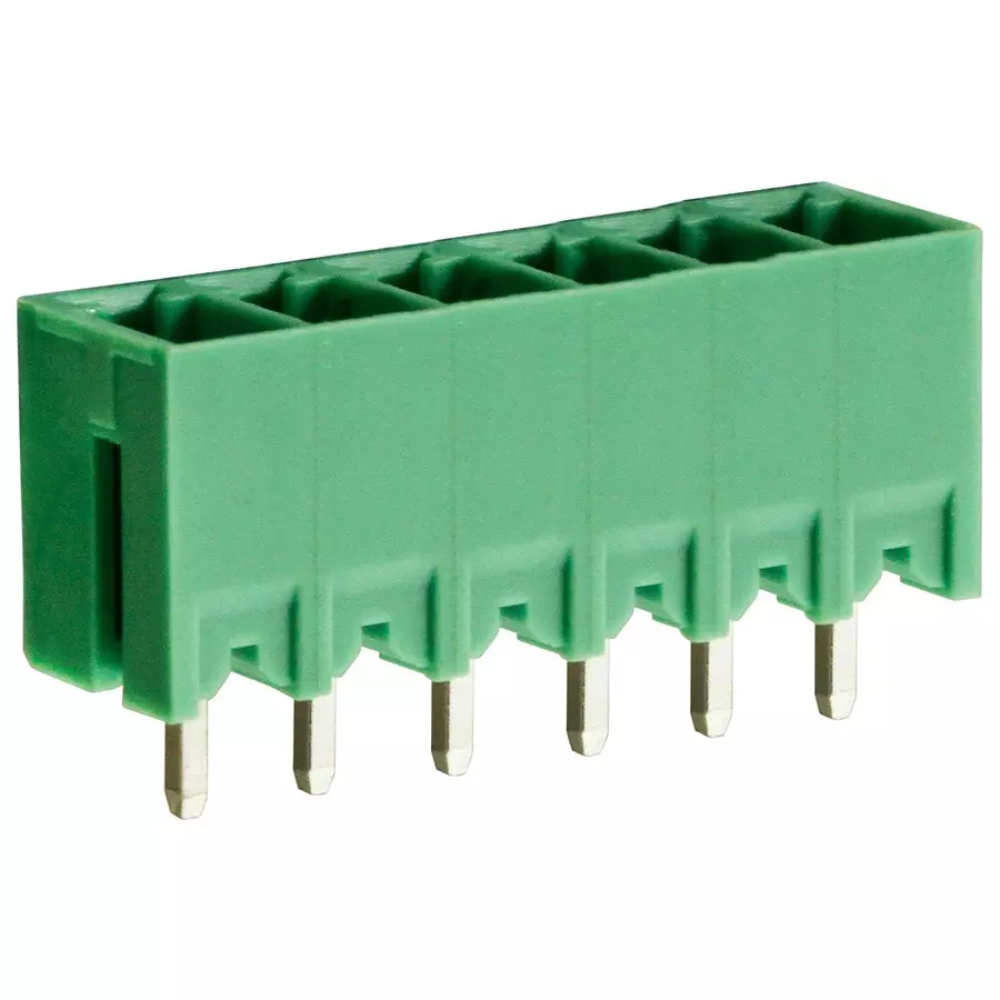 CAMDENBOSS Terminal Block, Header, 6Pos, Th, CTBP93VE/6 (Pack of 10)