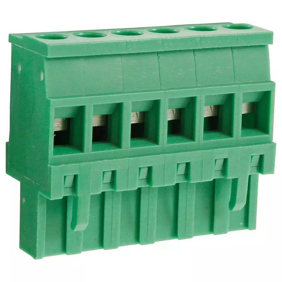 CAMDENBOSS Tb, Pluggable, 6Pos, 28-14Awg, CTBP92VG/6R