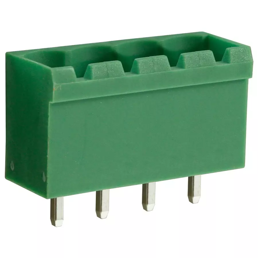 CAMDENBOSS Terminal Block, Header, 4Pos, Th, CTBP9308/4 (Pack of 10)