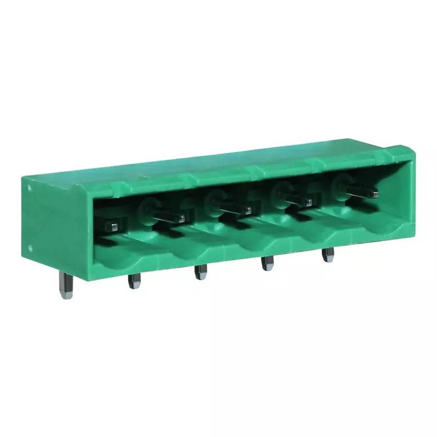 CAMDENBOSS Terminal Block, Header, R/A, 5Pos, Th, CTBP9558/5 (Pack of 10)