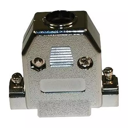 NORCOMP D Sub Back Shell, 180Deg, Size De, Abs, 977-009-010R031
