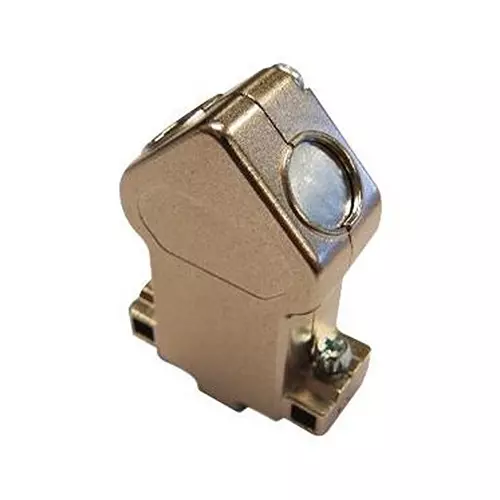 NORCOMP D Sub Back Shell, 45Deg, Size Da, Metal, 959-015-030R121
