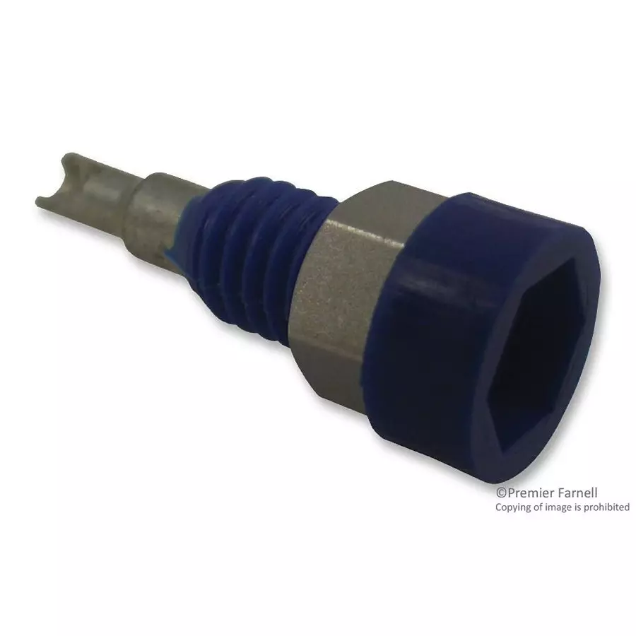 RADIALL BANANA JACK, 2MM, 10A, SOLDER, BLUE, R921923000