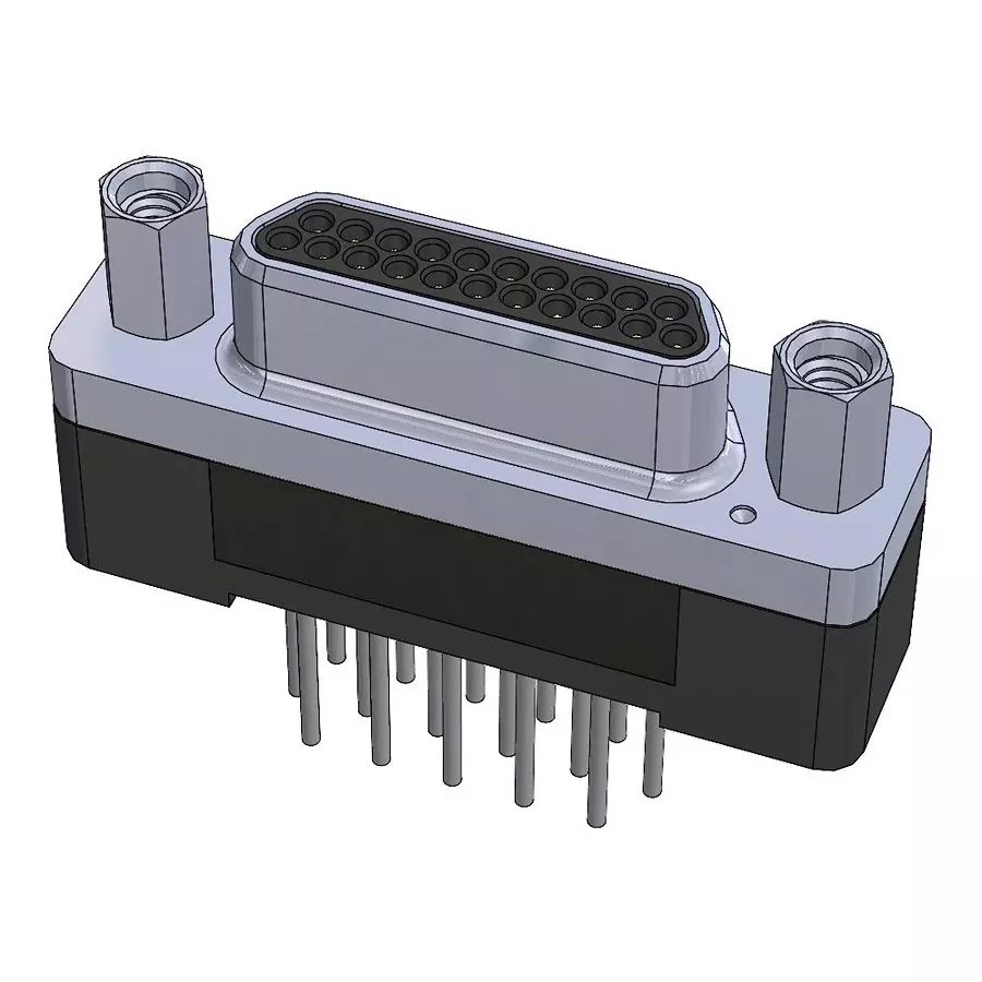 AMPHENOL CANADA Micro-D Sub Conn, Plug, 25Pos, Th, M83513/28-D01CP