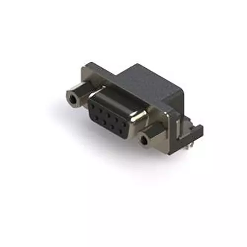 EDAC D SUB CONN, R/A RCPT, 9POS, DE, SOLDER, 622-009-260-043