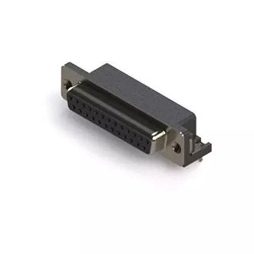 EDAC D SUB CONN, R/A RCPT, 25POS, DB, SOLDER, 622-025-268-032