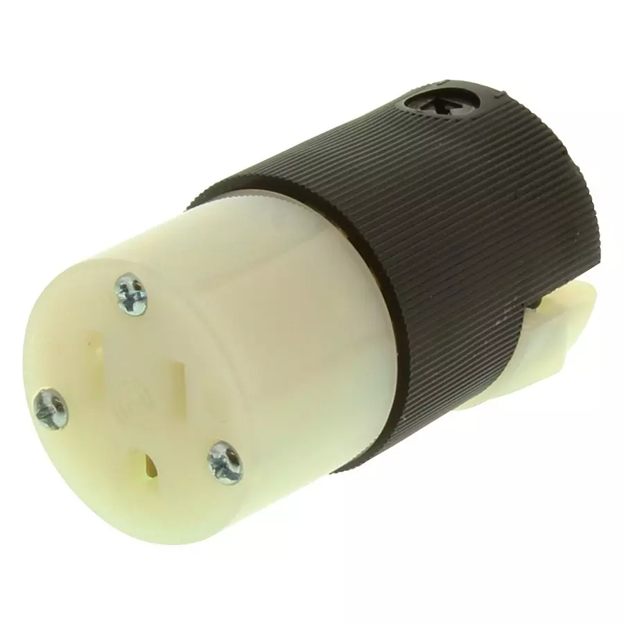 HUBBELL WIRING DEVICES CONNECTOR HOSPITAL GRADE PWR ENTRY SOCKET 15A, HBL8219C