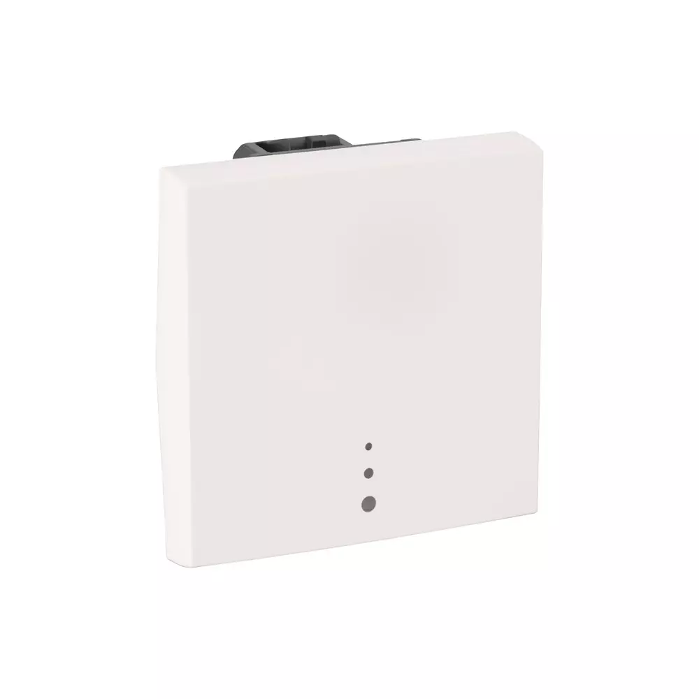 Legrand Switch with Indicator Myrius Classic White 10 Amp 2 Module 1 Way, 6792 08