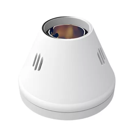 K9 Euro Ora Chrome Batten Holder White, 9158 (Pack of 20)