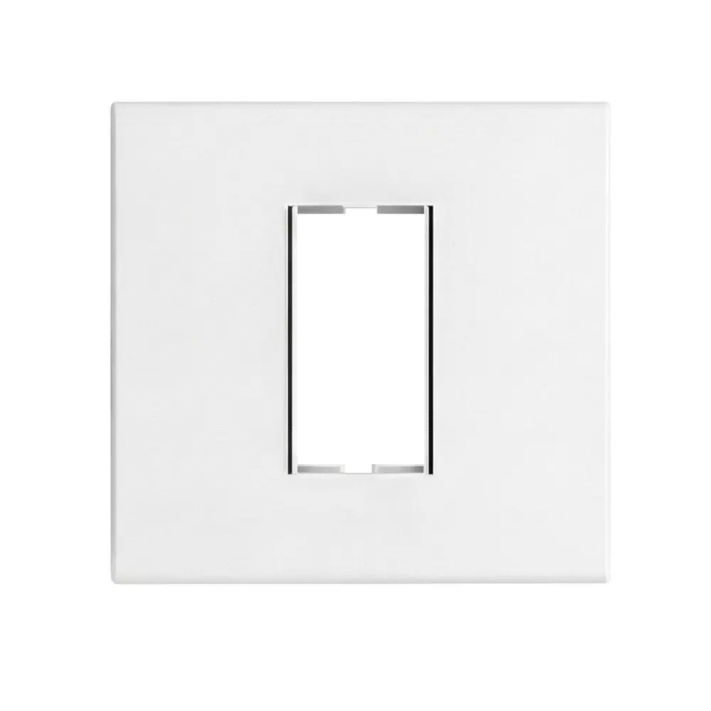Cona GlazTouch Modular Plate White 1 Module, GT 1101 (Pack of 10)