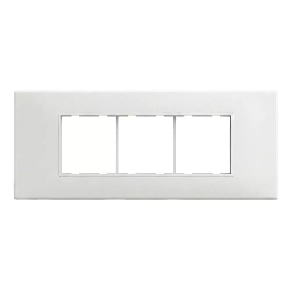 Cona GlazTouch Modular Plate White 6 Modules, GT 1106 (Pack of 10)