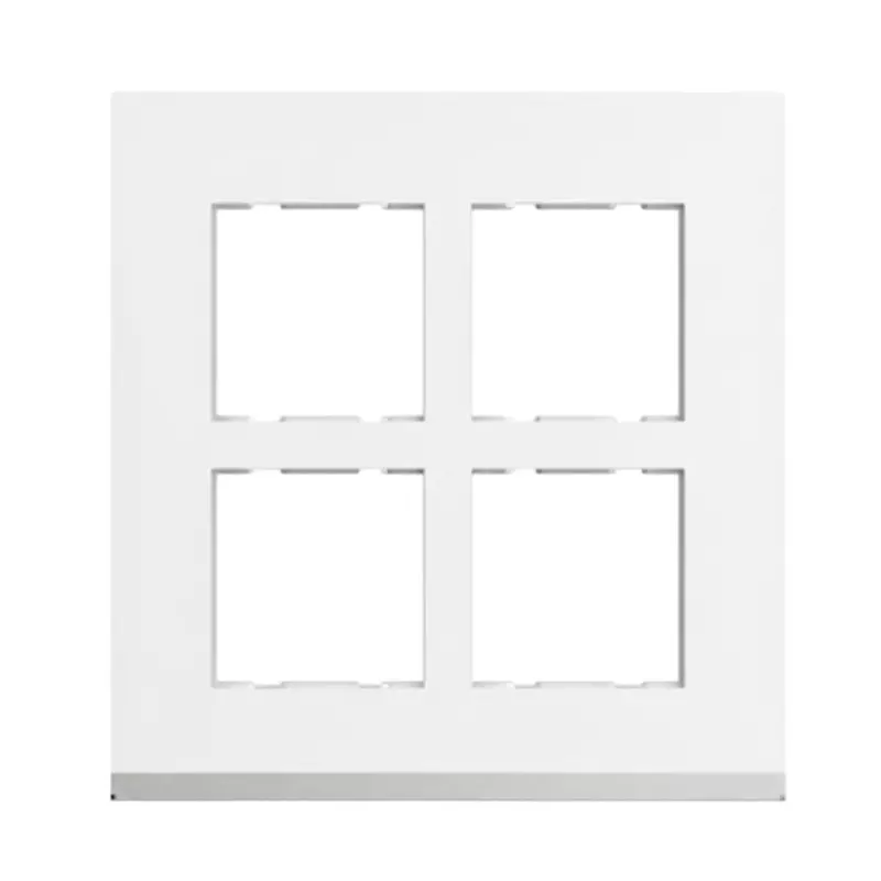 Cona Striqa Modular Plate White 8 Modules(Square), ST 1107 (Pack of 10)