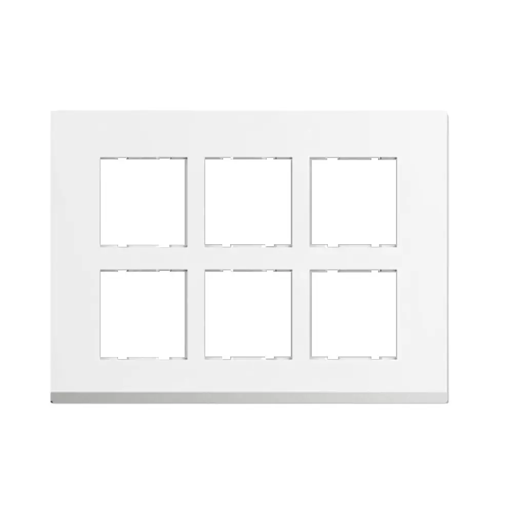 Cona Striqa Modular Plate White 12 Modules, ST 1108 (Pack of 10)
