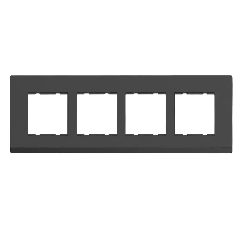 Cona Striqa Modular Plate Black 8 Modules(Horizontal), STM 1106 (Pack of 10)