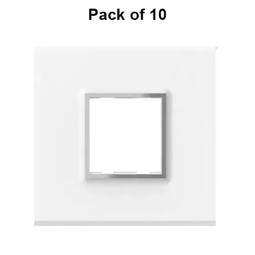 Cona Trimmwood Modular Plate White 2 Modules, TR 1102 (Pack of 10)
