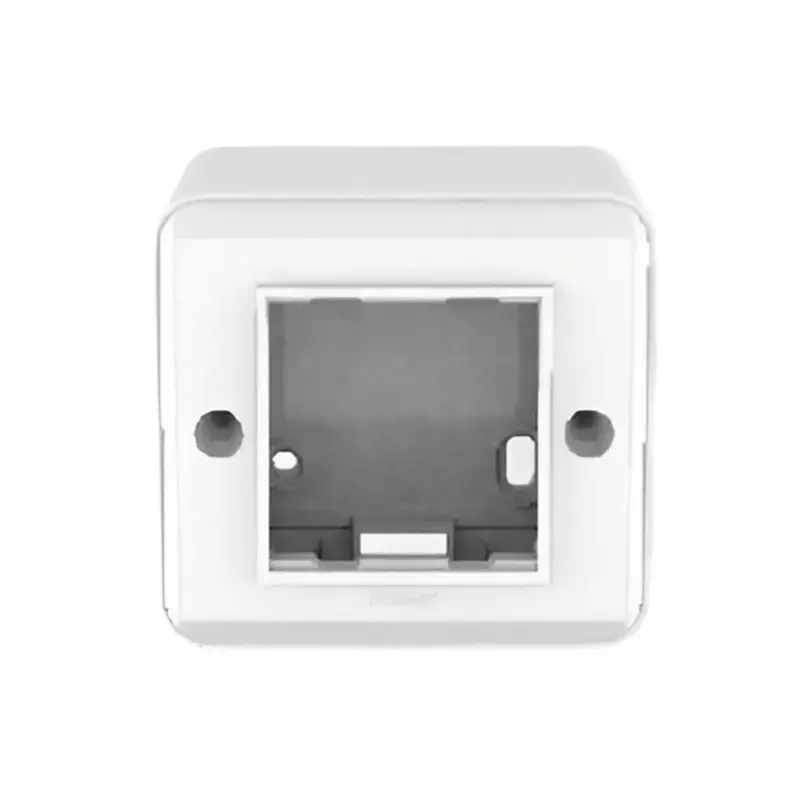 Cona Solid Box Pro Modular Surface Gang Box White 2 Modules, SB 1102 (Pack of 20)