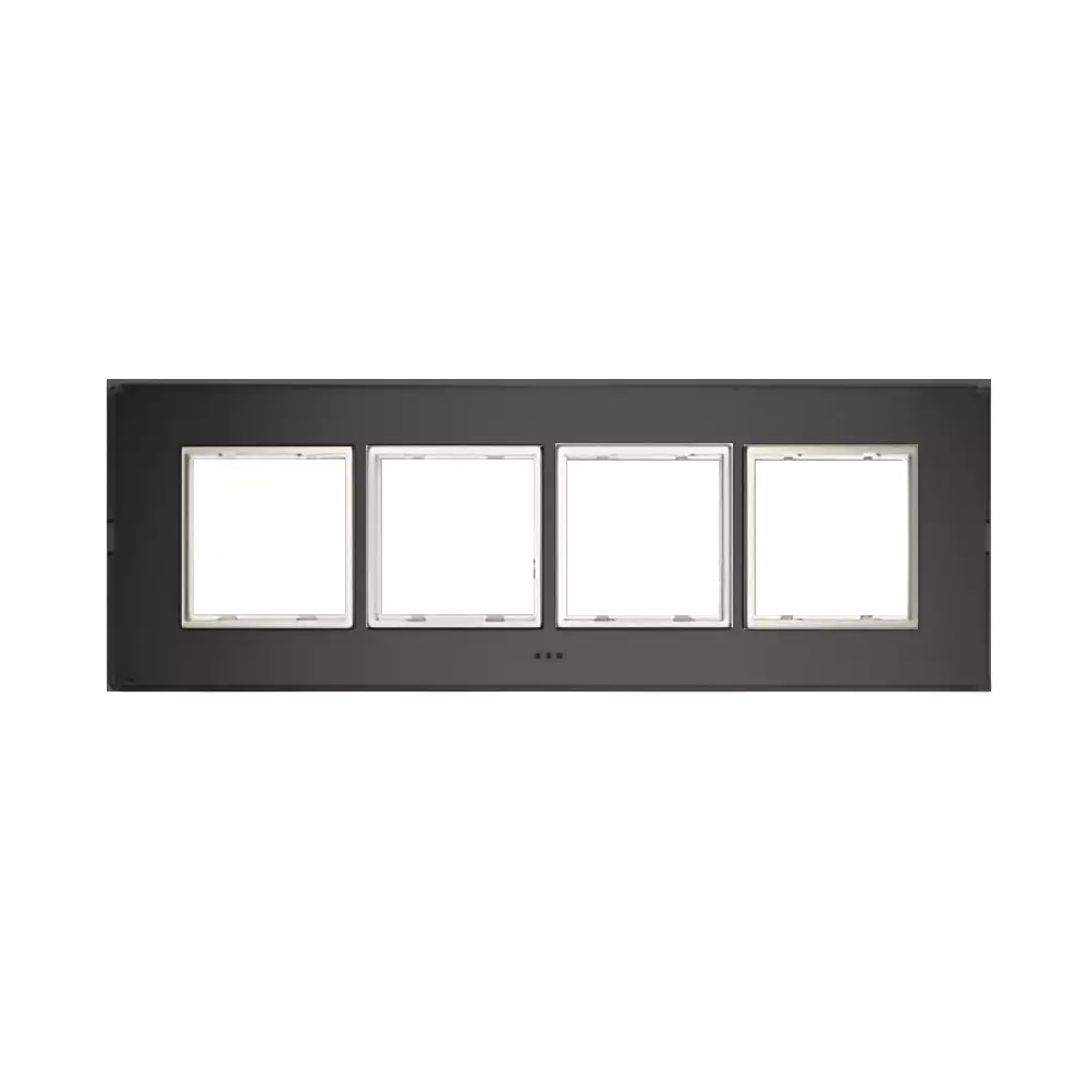 Cona Glasglow Modular Plate Black 8 Modules(Horizontal), GM 1108 (Pack of 10)