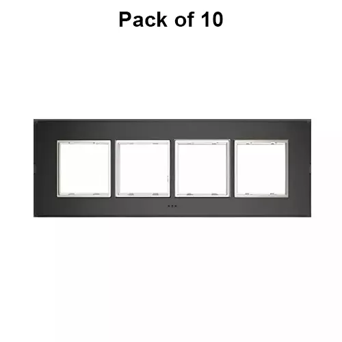 Cona Glasglow Modular Plate Black 8 Modules(Horizontal), GM 1108 (Pack of 10)