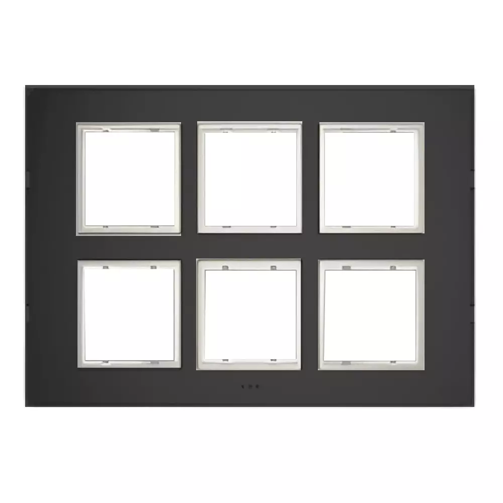 Cona Glasglow Modular Plate Black 12 Modules, GM 1112 (Pack of 10)