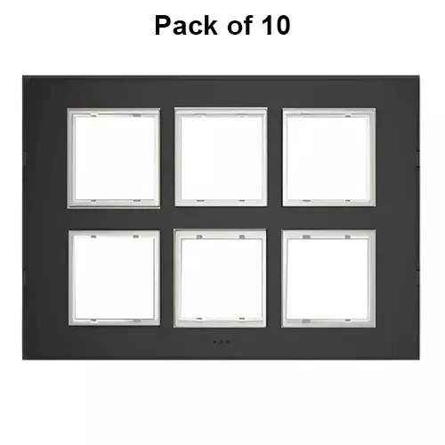 Cona Glasglow Modular Plate Black 12 Modules, GM 1112 (Pack of 10)