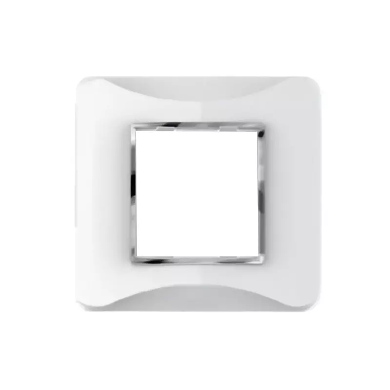 Cona Smooth Glow Modular Plate White 2 Modules, SG 1102 (Pack of 10)