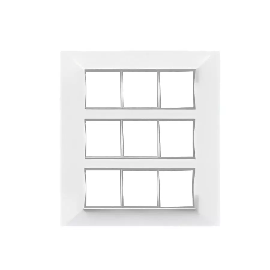Cona Amaze Modular Plate White 18 Modules, AW 1210 (Pack of 10)