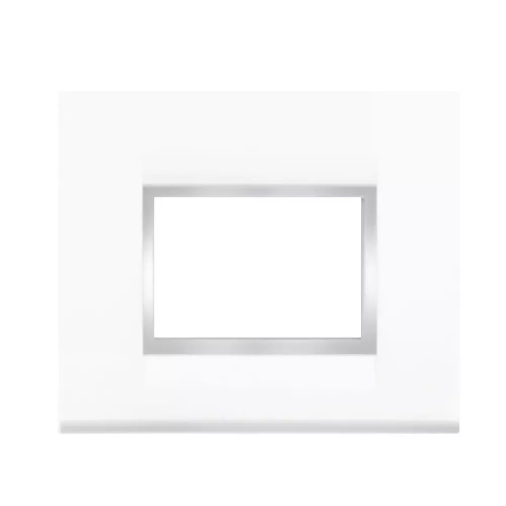Cona Oliwood Modular Plate White 3 Modules, OW 2011 (Pack of 10)