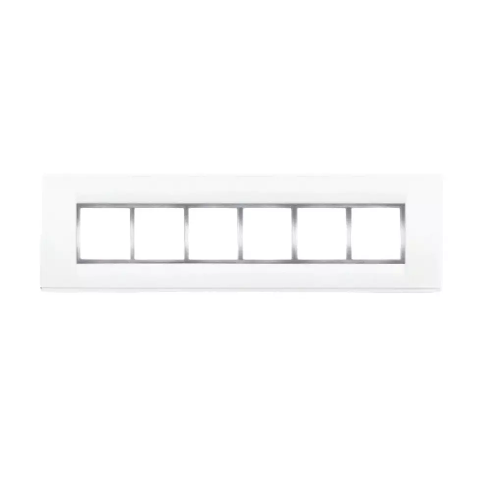 Cona Oliwood Modular Plate White 16 Modules, OW 2051 (Pack of 10)