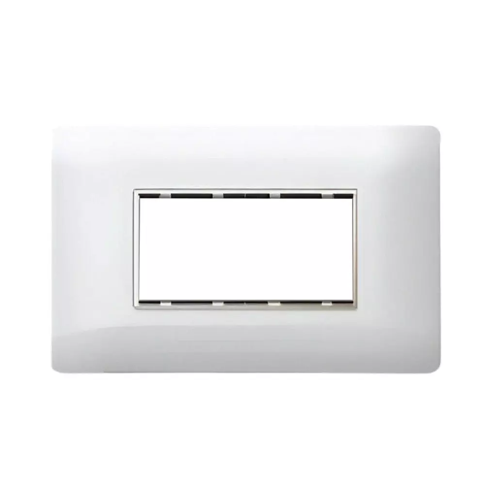 Cona Sleekwood Modular Plate White, SWN (Pack of 10) (Module 1 to 24)