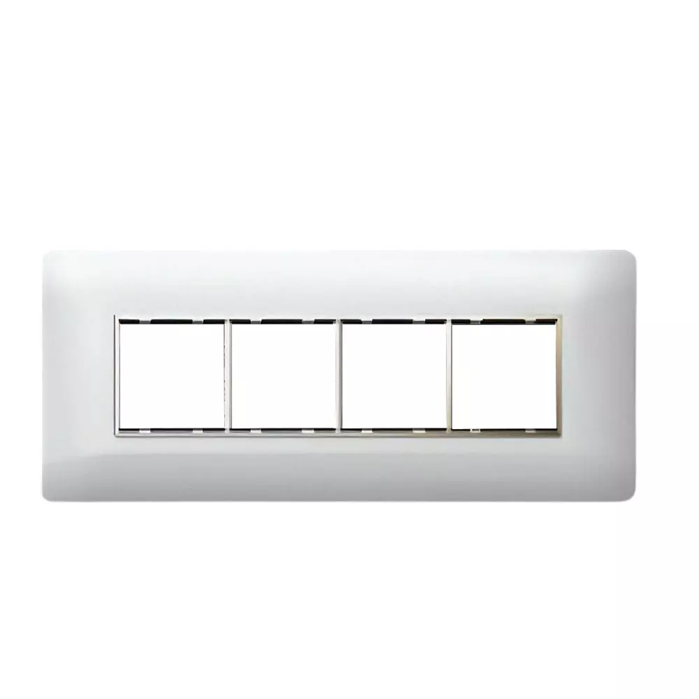 Cona Sleekwood Modular Plate White 8 Modules, SWN 1108 (Pack of 10)