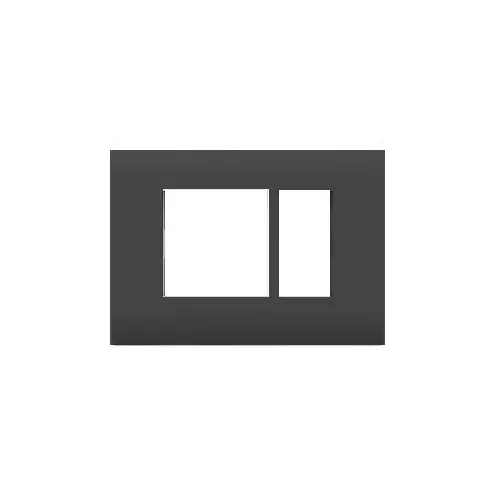 Cona Forte Modular Metal Plate Black 3 Modules, ORPM 1103 (Pack of 10)