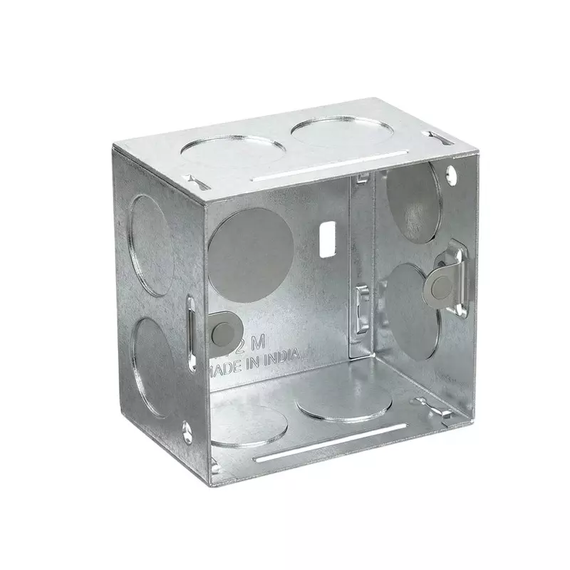 Cona Connex Gang Box Silver, CMB (Pack of 10) (Module 1 to 18)