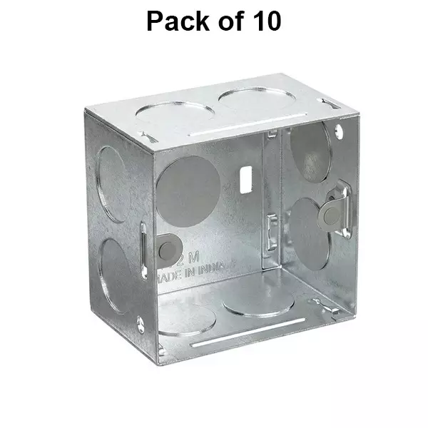 cona-gang-box-connex-1-2-module-silver-cmb-1101-pack-of-10-pcs