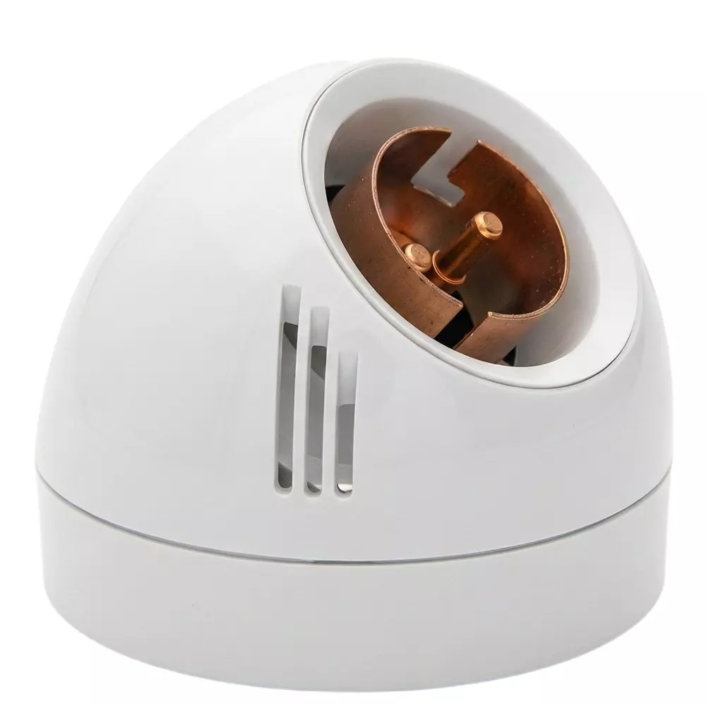 Cona Angle Bulb Holder Orby White, 2232 (Pack of 20 Pcs)