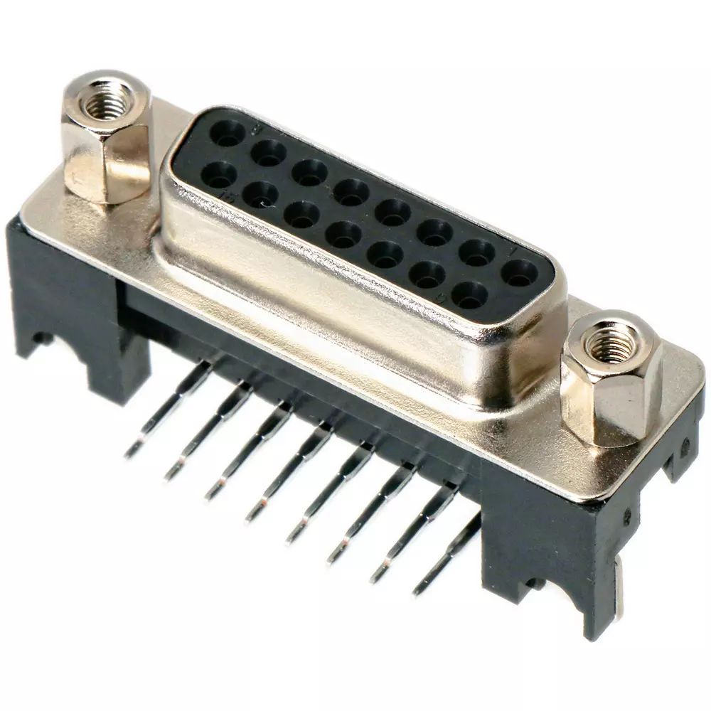 Omron D-Sub Socket Dip L-Type Terminal 15-Pole, XM3B-1522-111