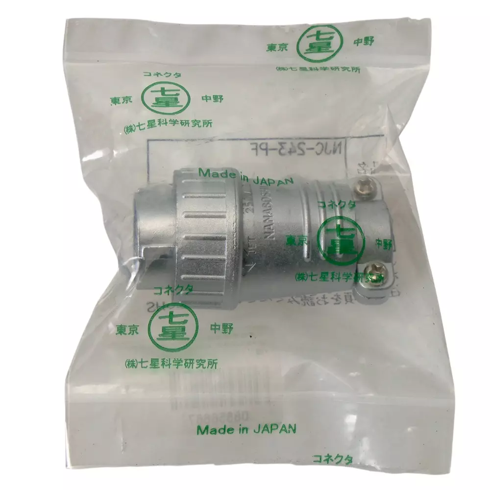 Nanaboshi Metal Connector Straight Plug 24 Female Contact, NJC-243-PF