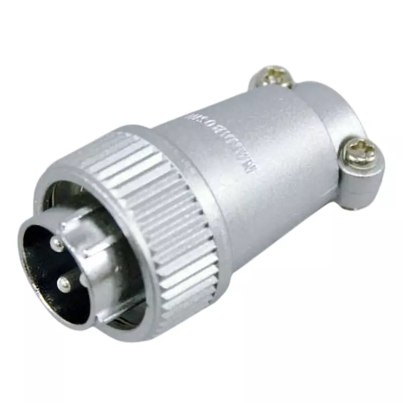 Nanaboshi Metal Connector Straight Plug 250 V Rated Voltage, NR-203-PM