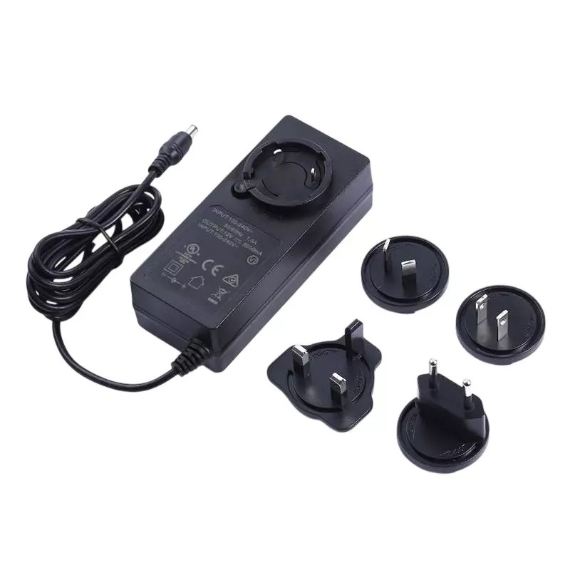 Power Partners Interchangeable Plug Wall Mount 1 Output 90 VAC to 264 VAC, PSAW AUS PLUG