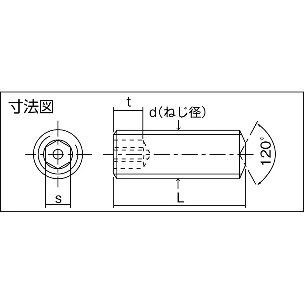 trusco-hexagon-socket-set-screw-pin-m8-x16-mm-nominal-dimensions-of-screw-hexagon-socket-with-pin-socket-shape-b105-0816-pack-of-9